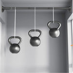 Bara Telescopica Multifunctionala, Flippy, din Otel Inoxidabil si ABS, Utilizare Universala, Extensie 185 - 205 cm,