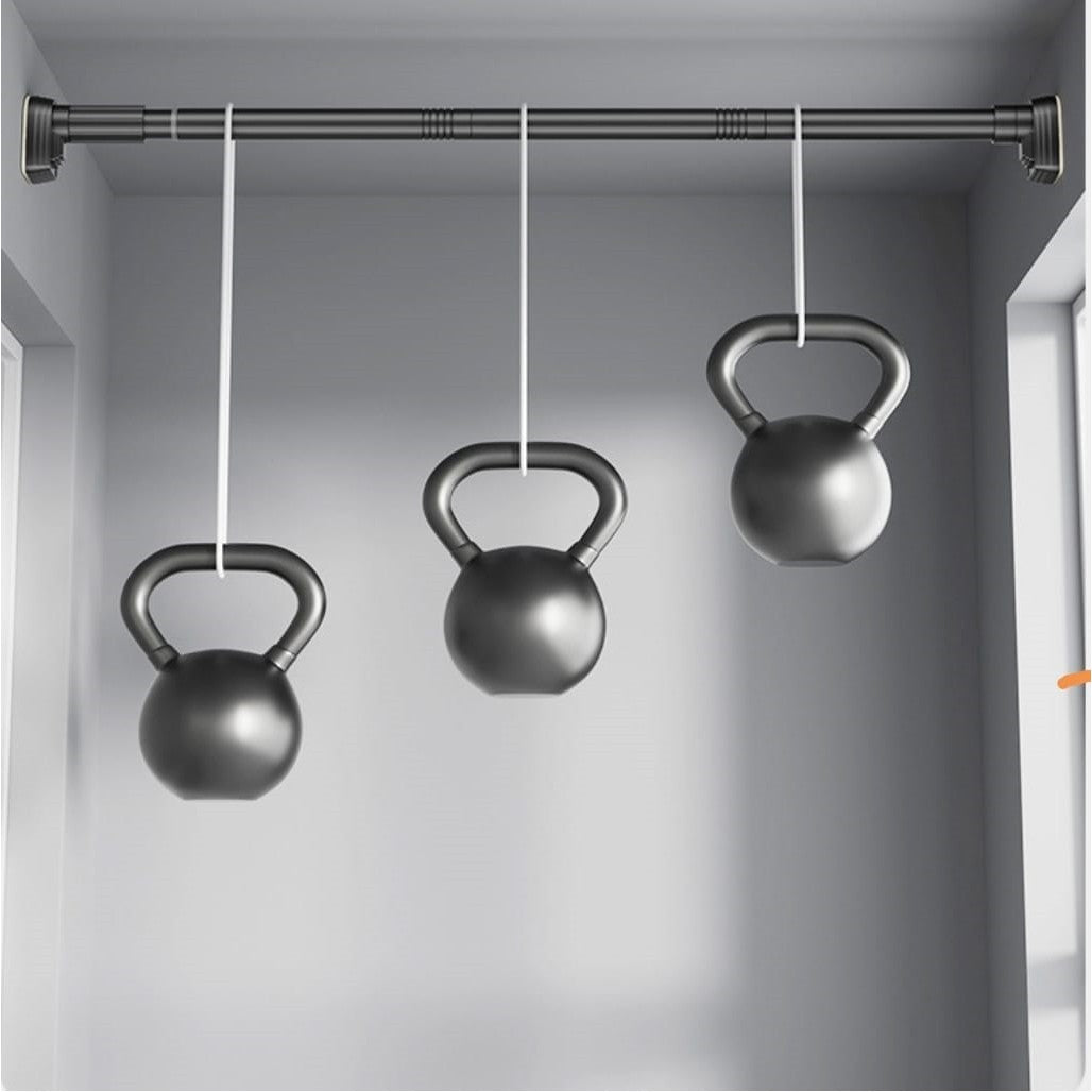 Bara Telescopica Multifunctionala, Flippy, din Otel Inoxidabil si ABS, Utilizare Universala, Extensie 185 - 205 cm,