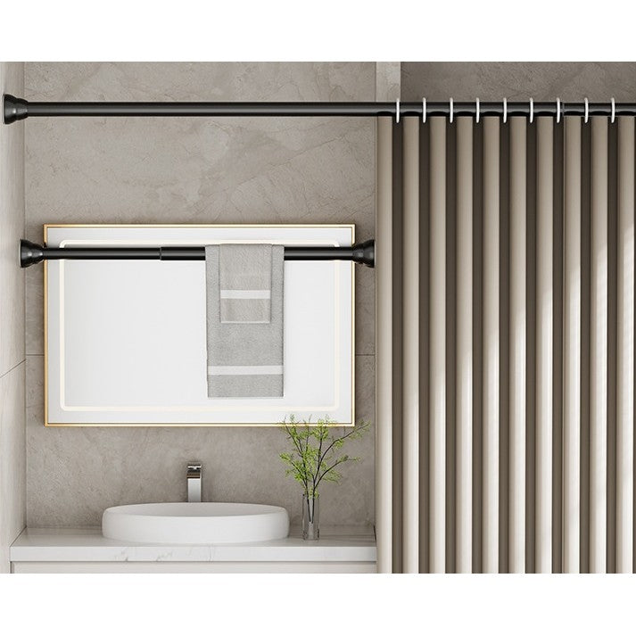 Bara Telescopica Multifunctionala, Flippy, din Otel Inoxidabil, Utilizare Universala, Retractabila 107 - 195 cm, Fara