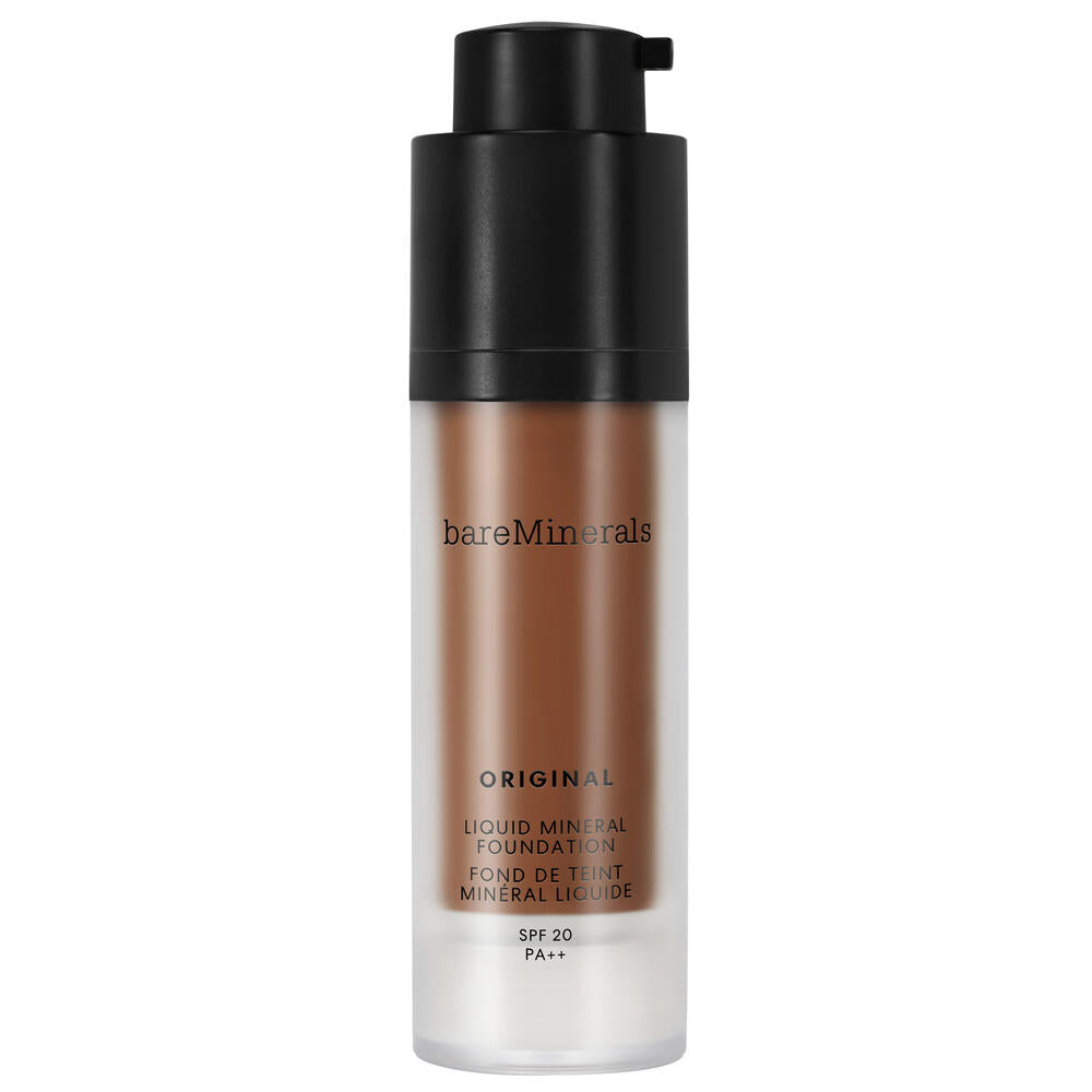 BareMinerals, Original Liquid Mineral, Luminos, Fond de ten lichid, 30, Cel mai adânc adânc, SPF 20, 30 ml