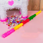 Bat pentru Pinata, Flippy, din Carton Rezistent decorat cu Hartie Creponata, Lunigime de 59 cm, Multicolor