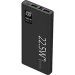 Baterie Externa Powerbank, Flippy, Ultra-Subtire cu Ecran Digital, Compatibilitate Universala, TYPE-C si USB x2, 10000