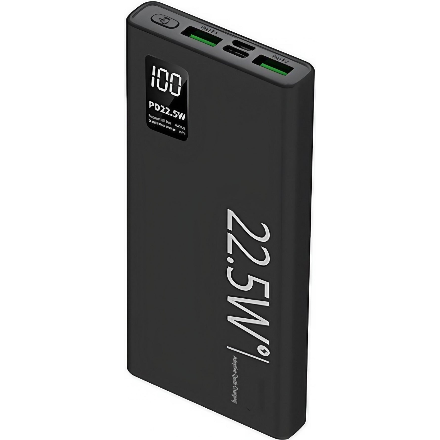 Baterie Externa Powerbank, Flippy, Ultra-Subtire cu Ecran Digital, Compatibilitate Universala, TYPE-C si USB x2, 10000