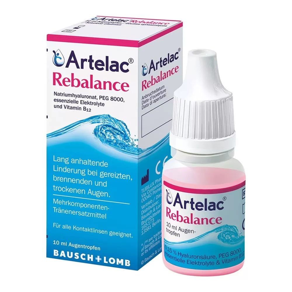 Bausch & Lomb, Artelac Rebalance, Protects Dry Eyes, Gel oftalmic, 10 ml