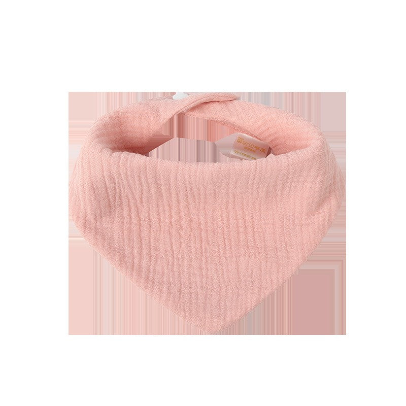 Baveta Triunghiulara, Flippy, din Bumbac, pentru Copii 0-12 Luni, 33x32 cm, Rezistenta la Apa, Roz