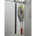 Gratar Grill Inox pentru Peste, Flippy, cu Maner, de Dimensiuni Reduse, Usor de Transportat si Depozitat, Argintiu,