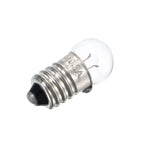 Bec lanterna cu filet E10 3.8V 300mA cu glob rotund