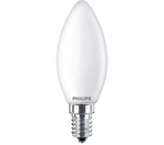 Bec LED filament Philips lumanare B35 E14 2.2W (25W) 250lm lumina calda 2700K 929001345255