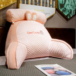 Perna Multifunctionala, Flippy, Spatar pentru Pat, Protectie Lombara, Marime Medie, 60 x 40 cm, din Plus, Model Iepure,