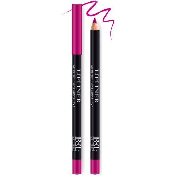 Bel London, BEL London, Ulei vegetal hidrogenat, Rezistent la apă, Contur, Creion de buze, 104, Roz, 0.78 g - Olmarkt