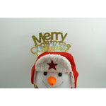 Bentita/cerc Mery Cristmas, culoare auriu cu beteala, marime standard, Flippy