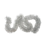 Beteala Craciun, Flippy, argintiu, marimea: 2 m x 11 cm material:folie PVC, interior/exterior