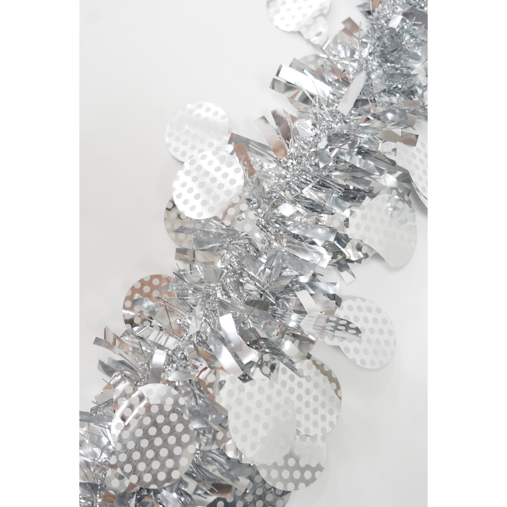 Beteala Craciun, Flippy, argintiu, marimea: 2 m x 11 cm x 9 cm material:folie PVC, interior/exterior