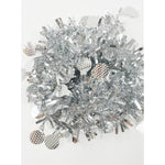 Beteala Craciun, Flippy, argintiu, marimea: 2 m x 11 cm x 9 cm material:folie PVC, interior/exterior
