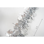 Beteala Craciun, Flippy, argintiu, marimea: 2 m x 11 cm x 9 cm material:folie PVC, interior/exterior
