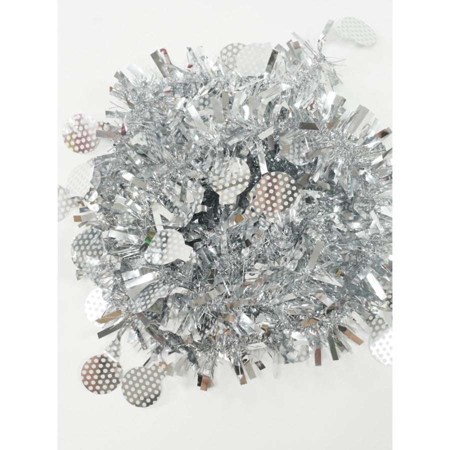 Beteala Craciun, Flippy, argintiu, marimea: 2 m x 11 cm x 9 cm material:folie PVC, interior/exterior