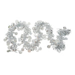 Beteala Craciun, Flippy, argintiu, marimea: 2 m x 11 cm x 9 cm material:folie PVC, interior/exterior