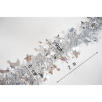 Beteala Craciun, Flippy, argintiu, marimea: 2 m x 9 cm x 5 cm material:folie PVC, interior/exterior