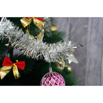 Beteala Craciun, Flippy, argintiu, marimea: 2 m x 9 cm x 5 cm material:folie PVC, interior/exterior