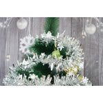 Beteala Craciun, Flippy, argintiu, marimea: 2 m x 9 cm x 9 cm material:folie PVC, interior/exterior