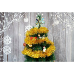 Beteala Craciun, Flippy, aur, marimea: 2 m x 11 cm material:folie PVC, interior/exterior