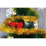 Beteala Craciun, Flippy, auriu, marimea: 2 m x 5 cm material:folie PVC, interior/exterior