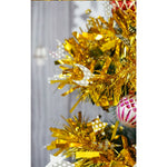 Beteala Craciun, Flippy, auriu, marimea: 2 m x 9 cm x 9 cm material:folie PVC, interior/exterior