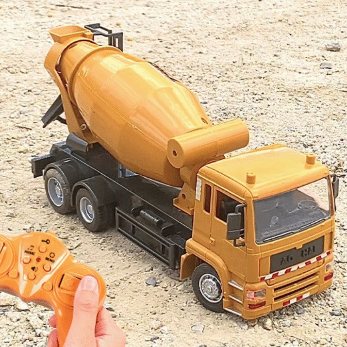 Camion Betoniera Jucarie pentru Copii, Flippy, Jucarie Camion Betoniera cu Telecomanda, Jucarie de Constructie,