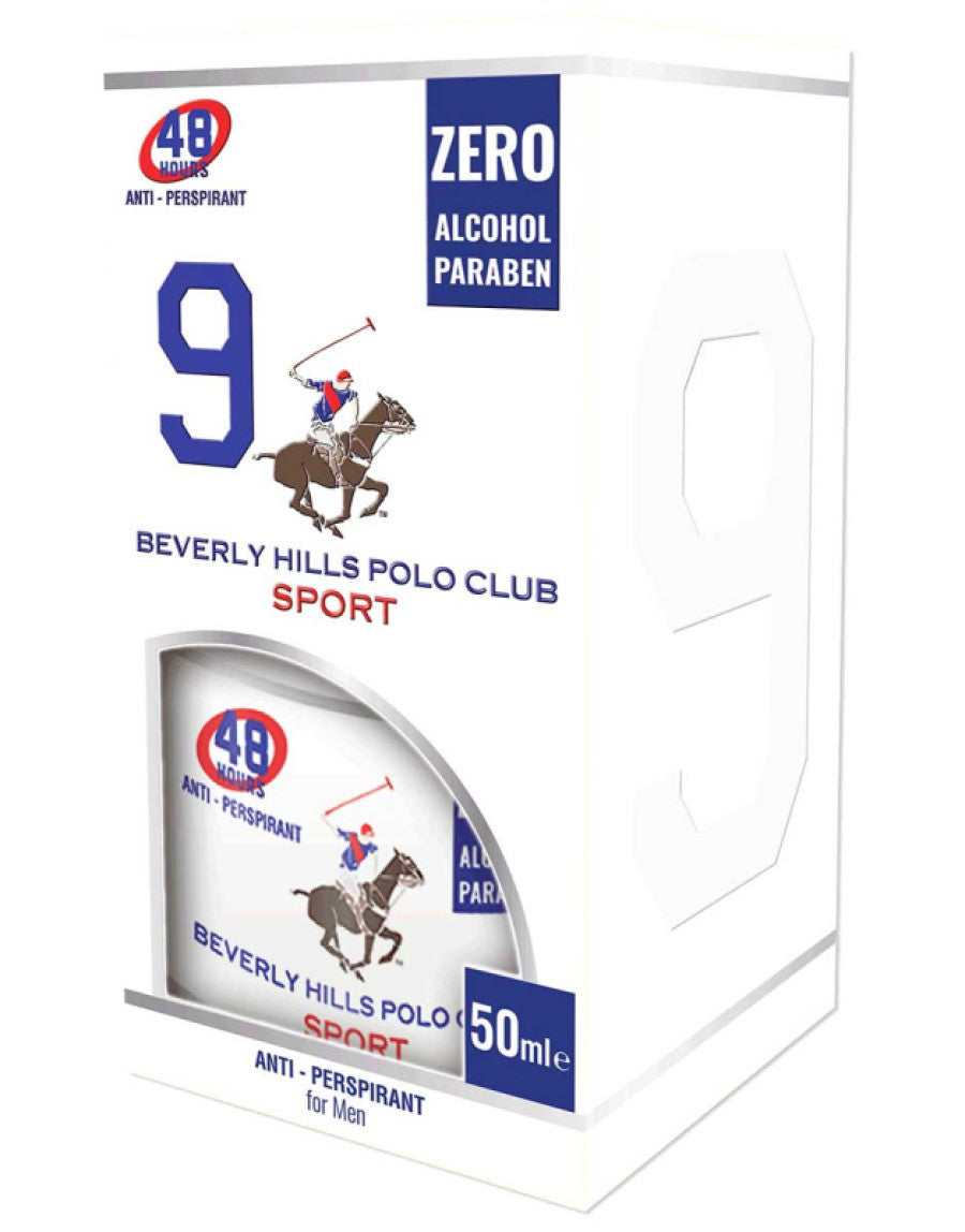 Beverly Hills Polo Club, 1982 - Sport 9, Antiperspirant, Deodorant spray, Pentru bărbați, 50 ml - Olmarkt