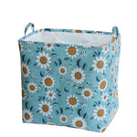 Cos depozitare, Flippy, Capac cu Snur, 175 L, Confectionat din Bumbac si un Strat Impermeabil, 50 x 50 x 70 cm,