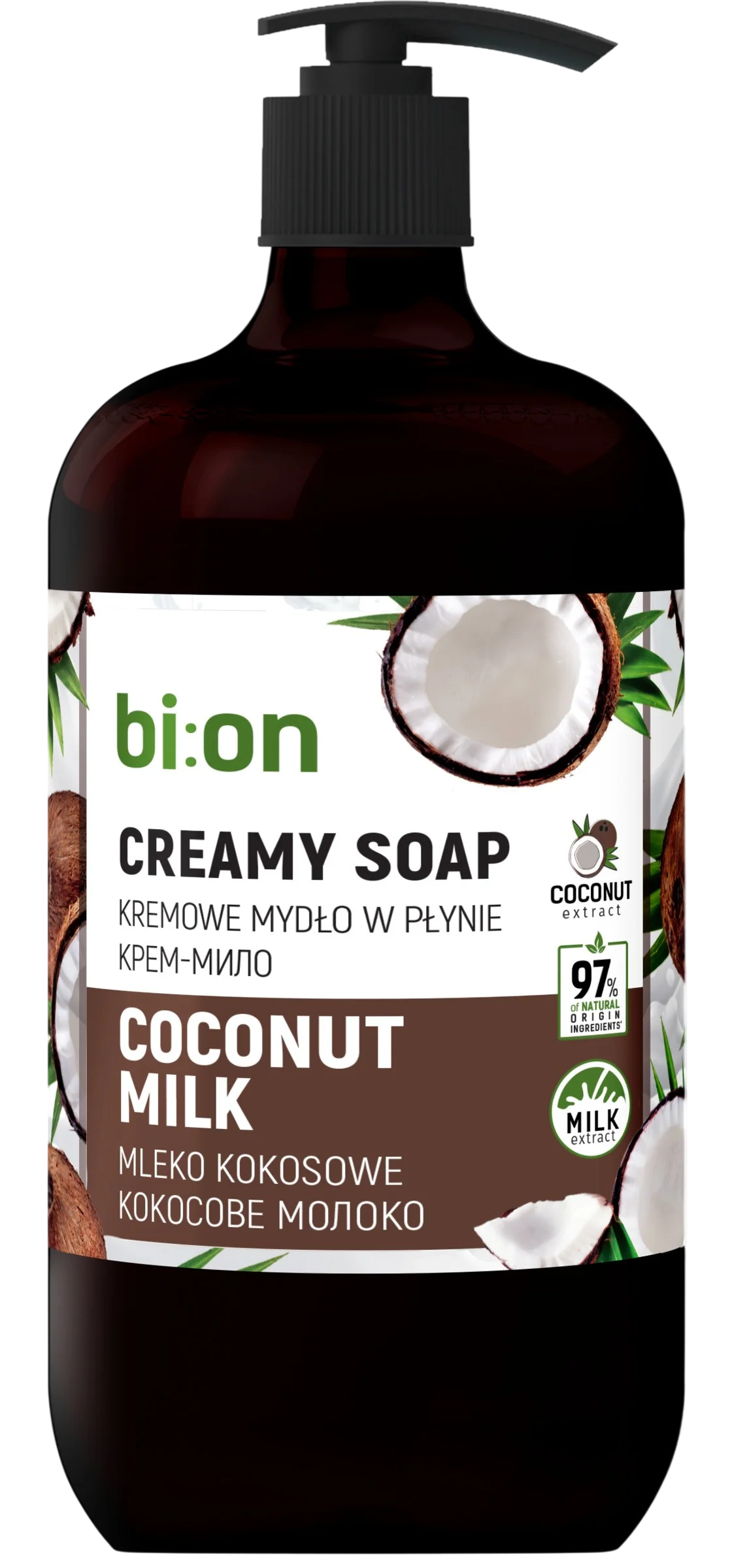Bio Naturell, Bio Naturell, Coconut Milk, Săpun lichid, Pentru mâini, 946 ml