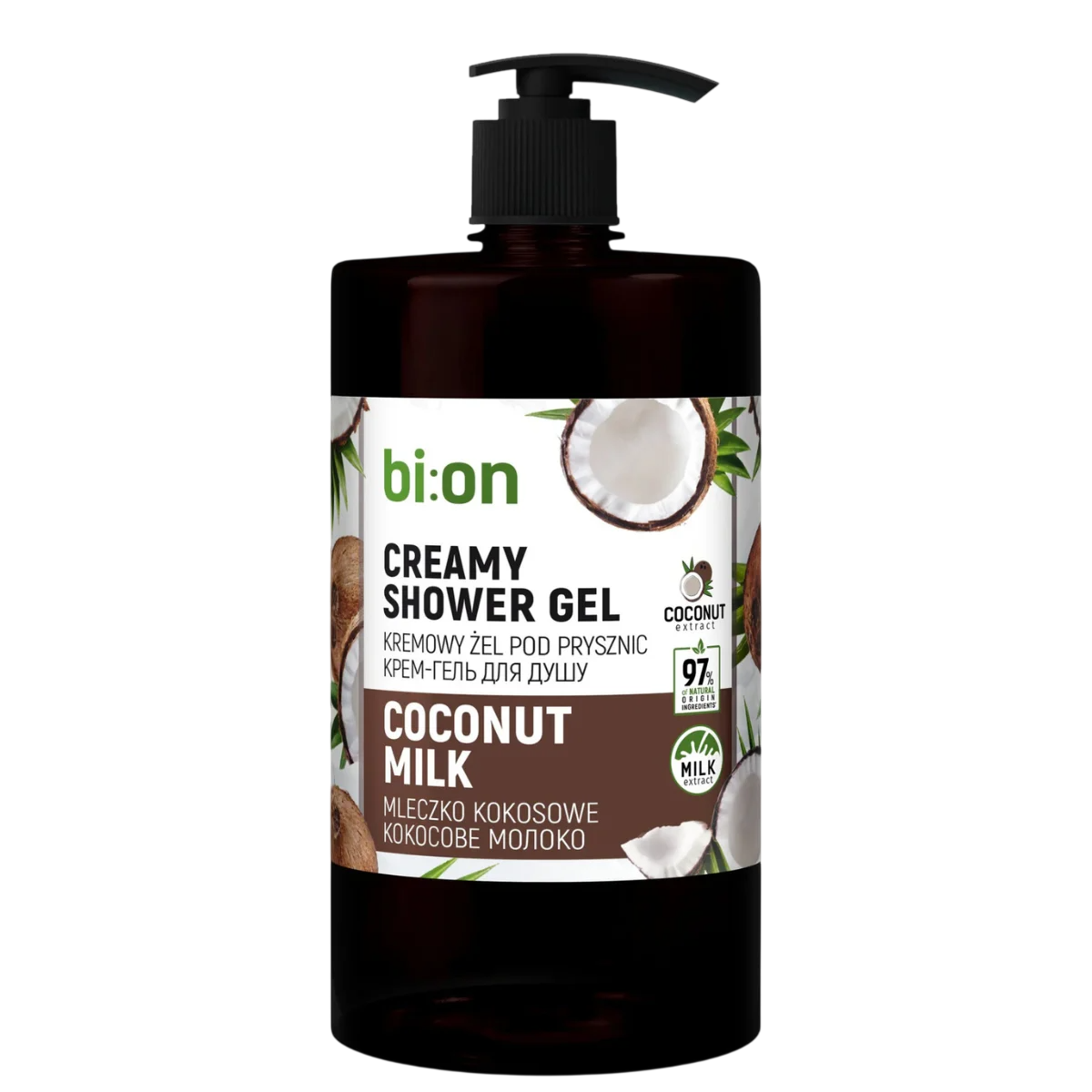 Bio Naturell, Bio Naturell, Coconut Milk, Gel de duș, Pentru toate tipurile de piele, 946 ml