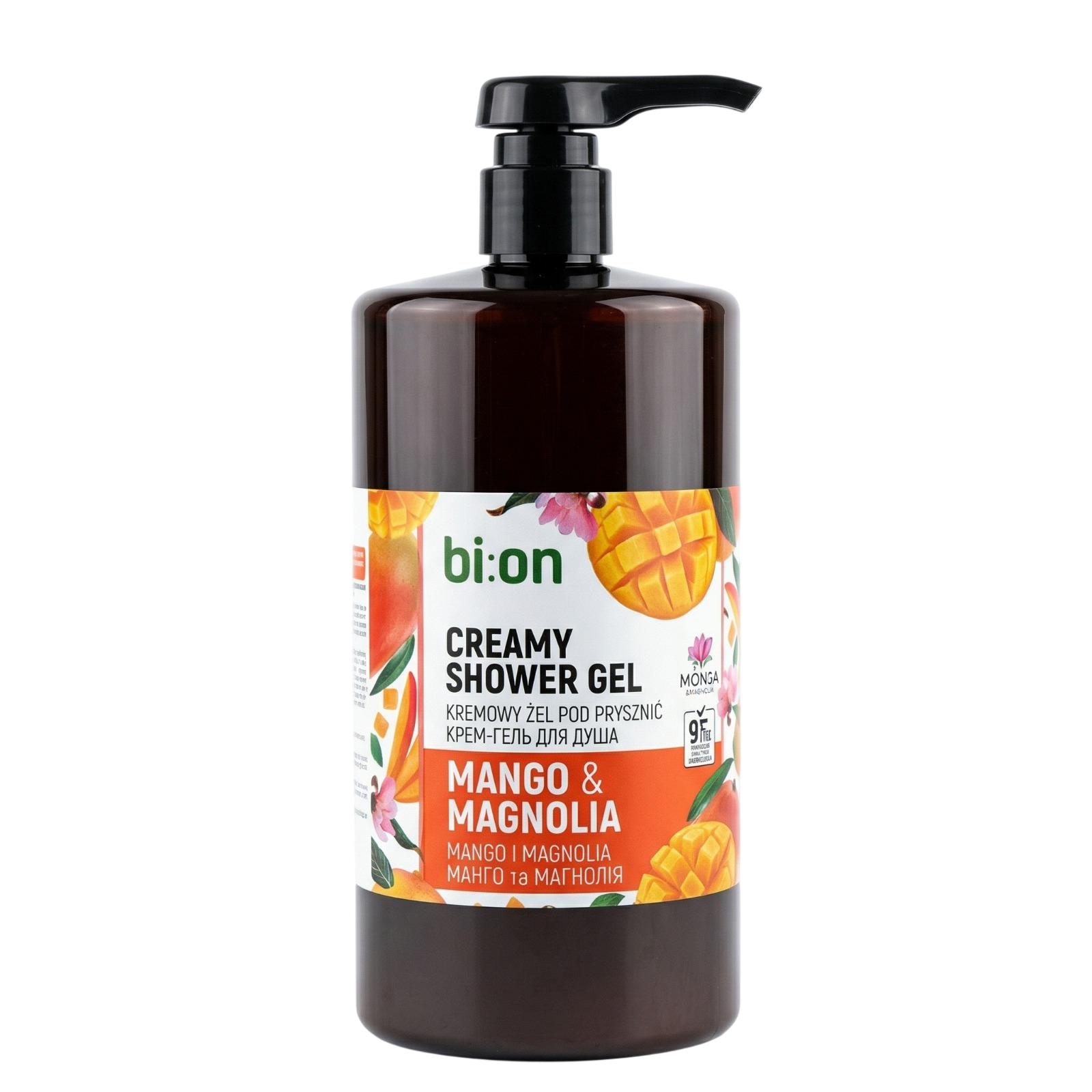 Bio Naturell, Bio Naturell, Mango & Magnolia, Gel de duș, Pentru toate tipurile de piele, 946 ml