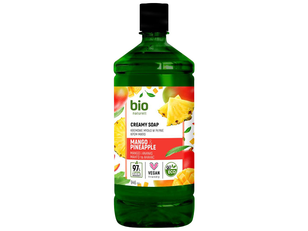 Bio Naturell, Bio Naturell, Mango & Pineapple, Săpun lichid, Pentru mâini, 946 ml