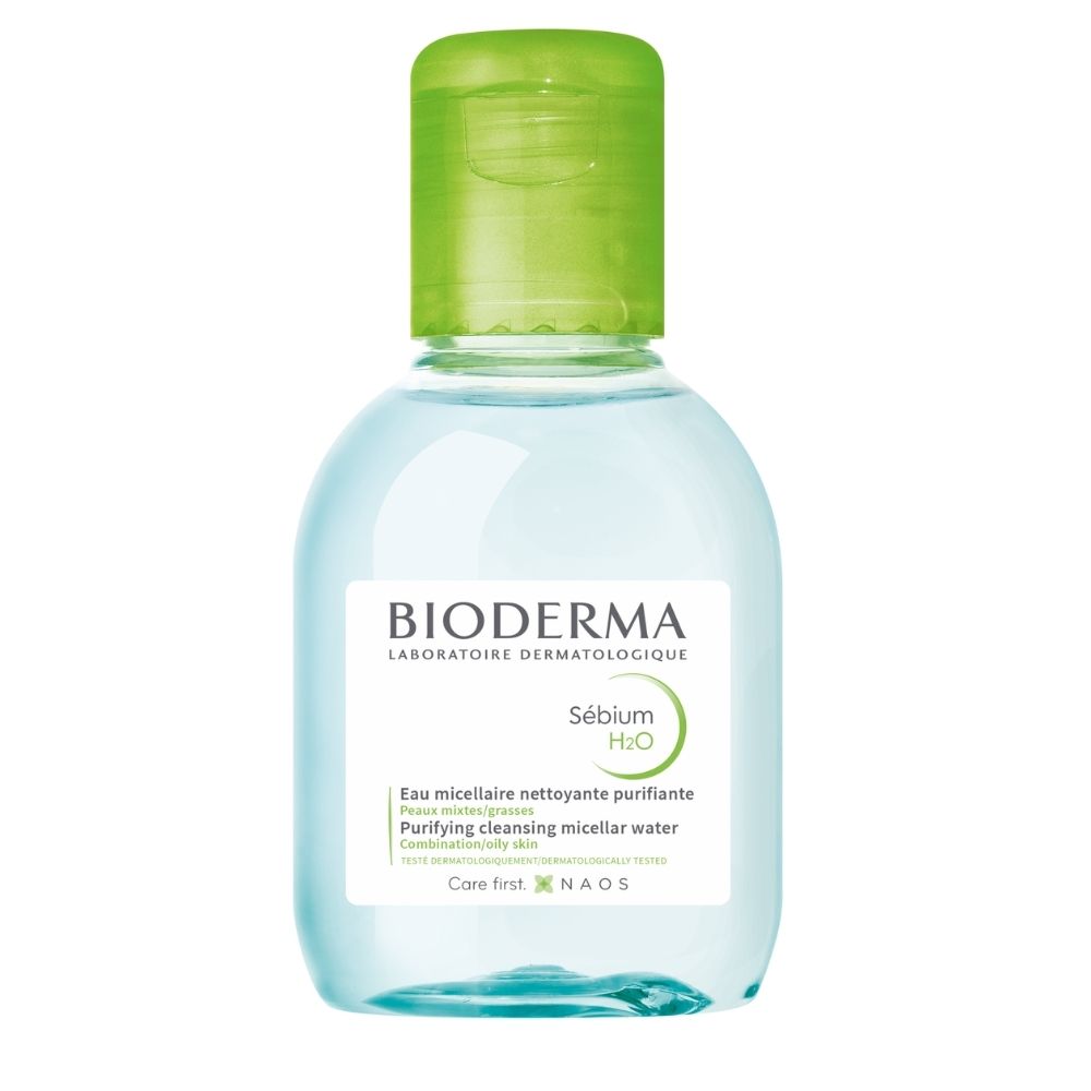 Bioderma, Sebium H2O, Fără parabeni, Curățare, Apă micelară, Pentru pielea grasă/combinație cu imperfecțiuni, 100 ml