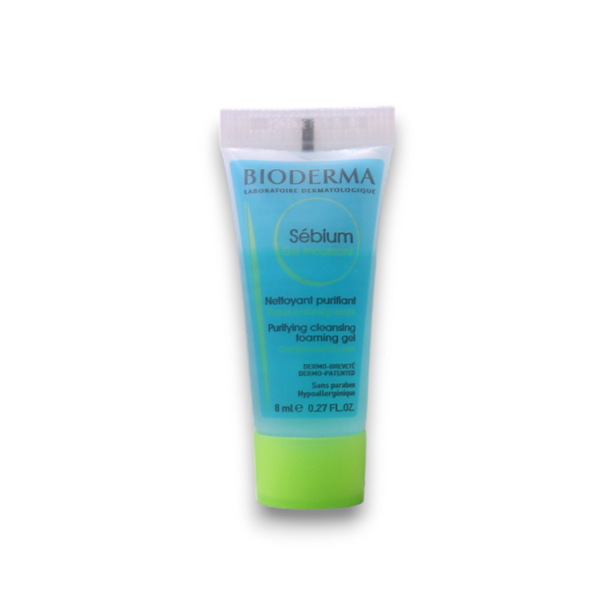 Bioderma, Sebium, Purificare, Gel de curățare, Pentru față și corp, 8 ml *Mostră - Olmarkt