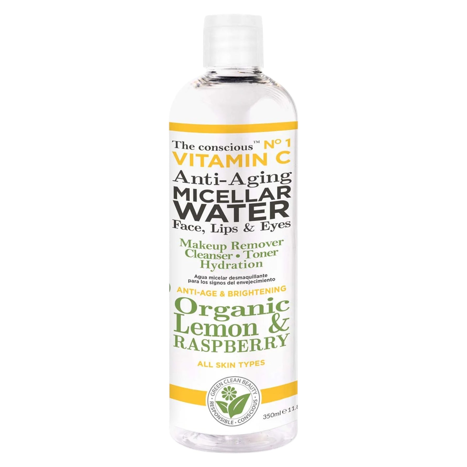 Biovene, The Conscious No.1, Vitamina C, Hidratare, Apă micelară, Toate tipurile de piele, 350 ml