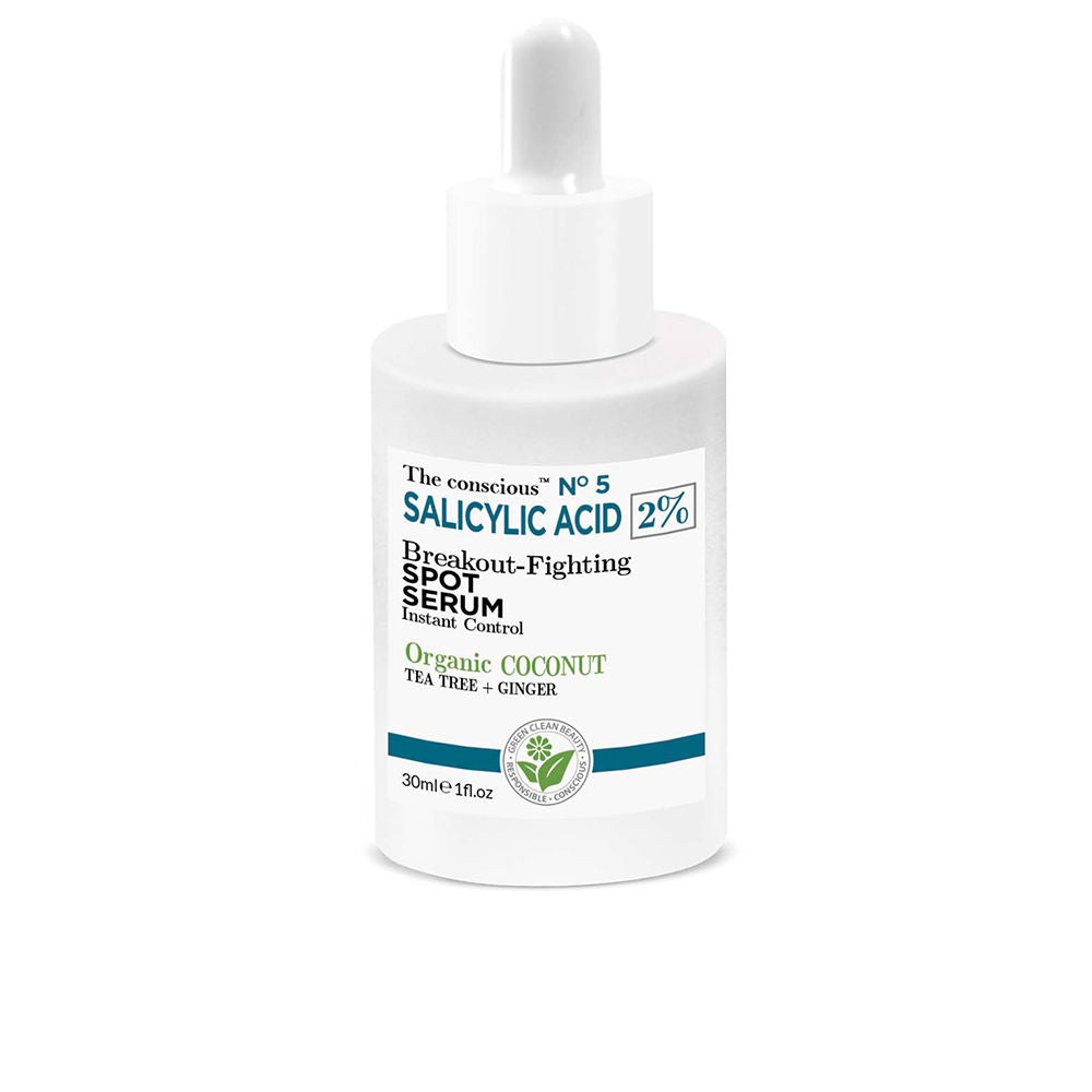 Biovene, The Conscious No.5, Acid salicilic, Anti-pete & iluminator, Ser, Pentru față, 30 ml