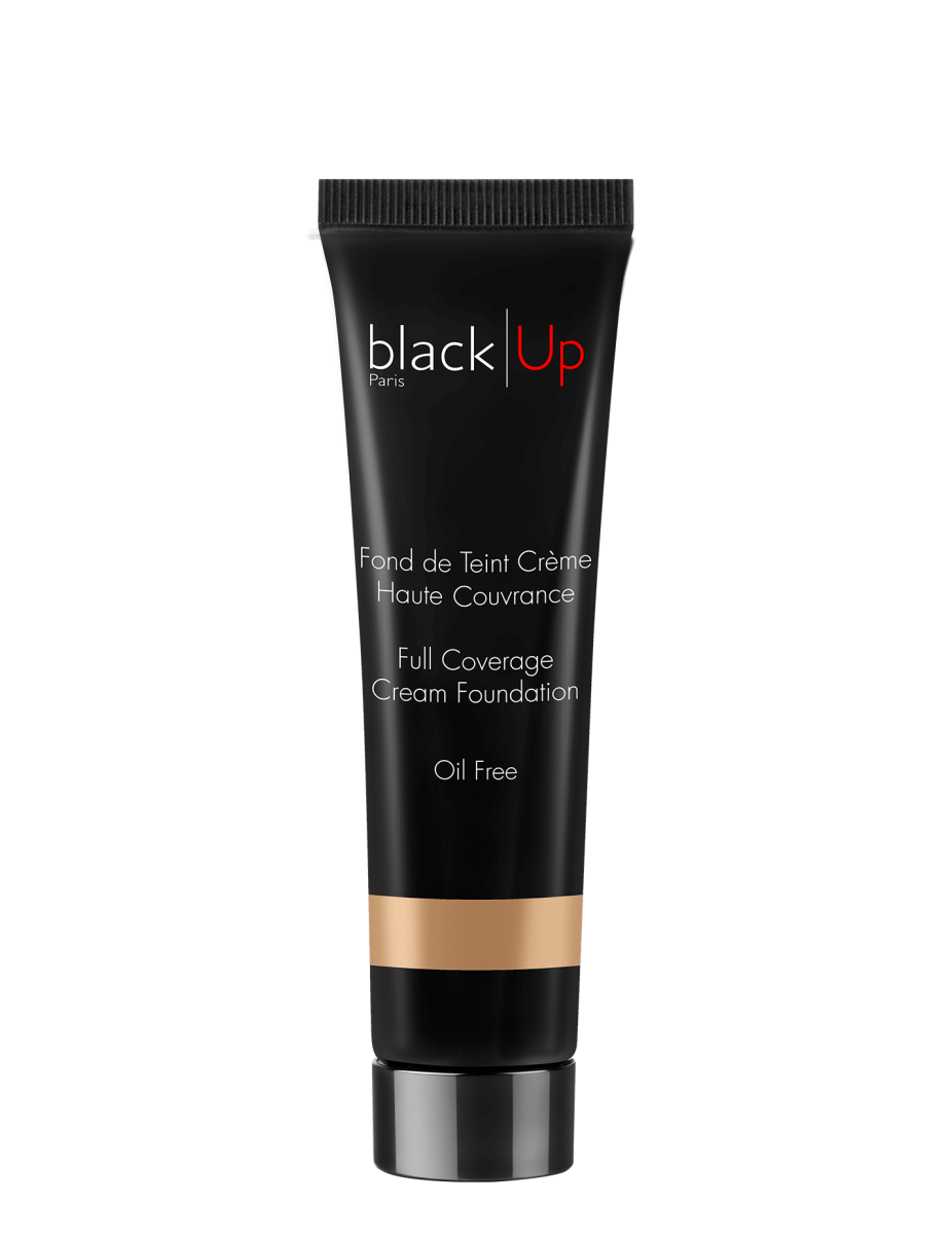 Black Up, Black Up, Acoperire completă, Fond de ten cremos, 01, 30 ml - Olmarkt