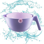 Bol cu Doua Straturi, Flippy, pentru Fructe, Legume, cu Cos de Scurgere a Apei, 2L, din ABS+PP, 29.9 x 22.5 x 11.8 cm,