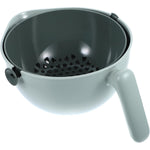 Bol cu Doua Straturi, Flippy, pentru Fructe, Legume, cu Cos de Scurgere a Apei, 2L, din ABS+PP, 29.9 x 22.5 x 11.8 cm,
