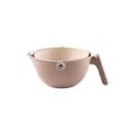 Bol cu Doua Straturi, Flippy, pentru Fructe, Legume, cu Cos de Scurgere a Apei, 2L, din ABS+PP, 29.9 x 22.5 x 11.8 cm,