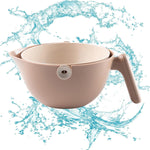 Bol cu Doua Straturi, Flippy, pentru Fructe, Legume, cu Cos de Scurgere a Apei, 2L, din ABS+PP, 29.9 x 22.5 x 11.8 cm,