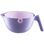 Bol cu Doua Straturi, Flippy, pentru Fructe, Legume, cu Cos de Scurgere a Apei, 2L, din ABS+PP, 29.9 x 22.5 x 11.8 cm,
