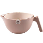 Bol cu Doua Straturi, Flippy, pentru Fructe, Legume, cu Cos de Scurgere a Apei, 2L, din ABS+PP, 29.9 x 22.5 x 11.8 cm,