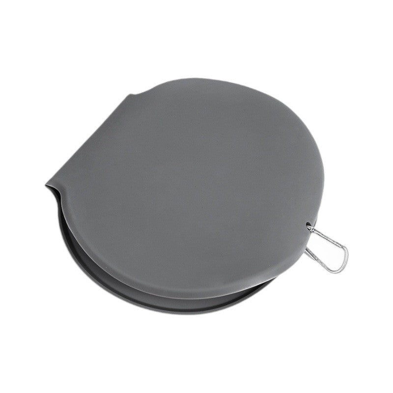 Bol Dublu pentru Animalul de Companie, Flippy, din Silicon, Pliabil, Inaltime Reglabila, Antialunecare, 42 x 21 x 5 cm,