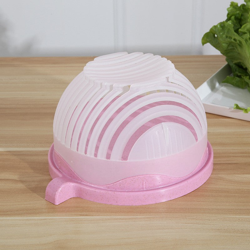 Bol Feliator pentru Salata, Flippy, Castron Multifunctional pentru Legume si Fructe, pentru Spalat si Taiat Legumele,