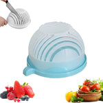 Bol Feliator pentru Salata, Flippy, Castron Multifunctional pentru Legume si Fructe, pentru Spalat si Taiat Legumele,