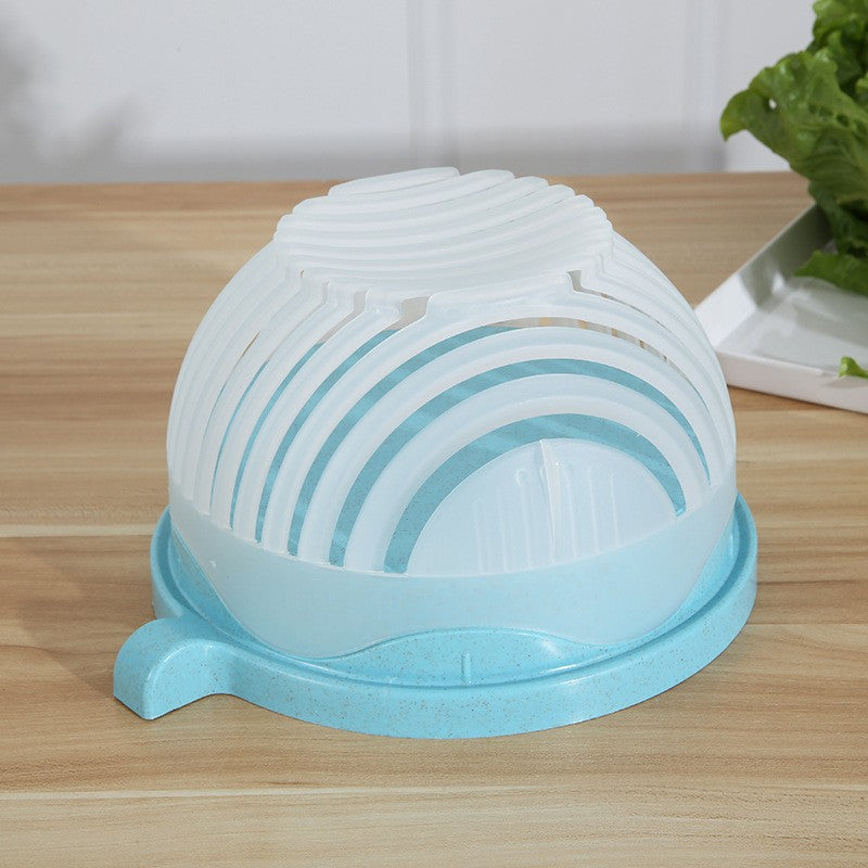 Bol Feliator pentru Salata, Flippy, Castron Multifunctional pentru Legume si Fructe, pentru Spalat si Taiat Legumele,