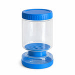 Borcan de Muraturi, Flippy, Borcan cu Separator Divizat de 34oz pentru Lichide, Ermetic, Termorezistent, Tip Clepsidra,